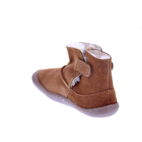 Botines Gioseppo zapatos Niña modelo Komlo Barefoot Marrón Velcro
