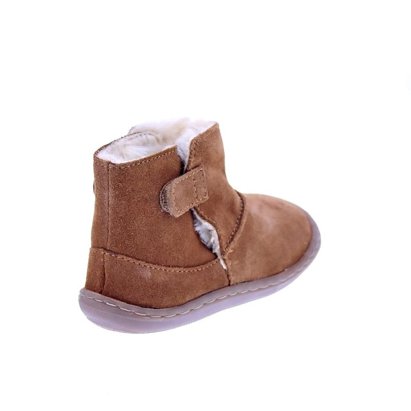 Botines Gioseppo zapatos Niña modelo Komlo Barefoot Marrón Velcro