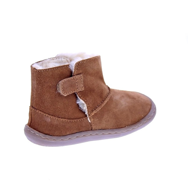 Botines Gioseppo zapatos Niña modelo Komlo Barefoot Marrón Velcro
