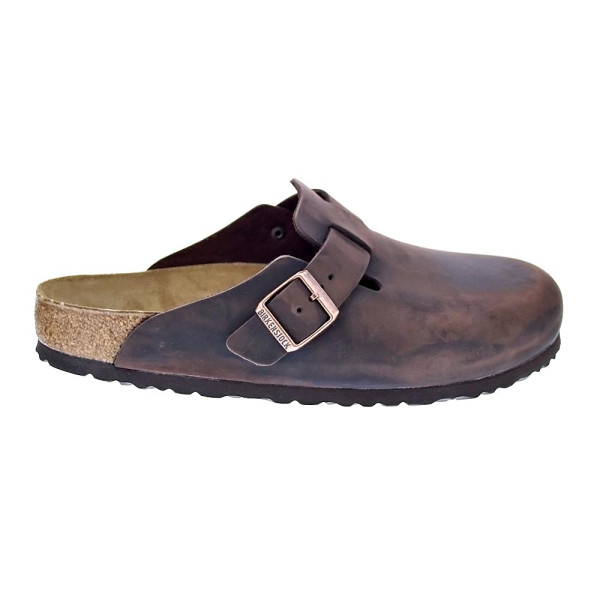 Zuecos Birkenstock zapatos Hombre modelo Boston Marrón 