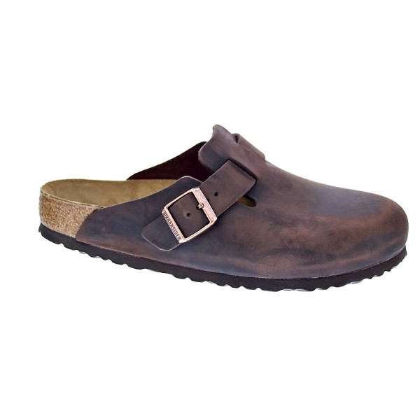 Zuecos Birkenstock zapatos Hombre modelo Boston Marrón 