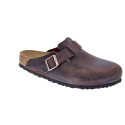 Zuecos Birkenstock zapatos Hombre modelo Boston Marrón 