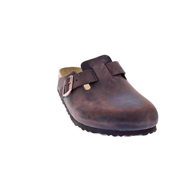 Zuecos Birkenstock zapatos Hombre modelo Boston Marrón 