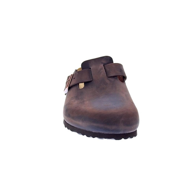 Zuecos Birkenstock zapatos Hombre modelo Boston Marrón 