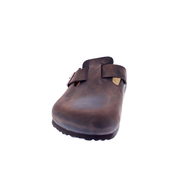 Zuecos Birkenstock zapatos Hombre modelo Boston Marrón 