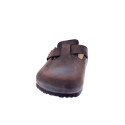 Zuecos Birkenstock zapatos Hombre modelo Boston Marrón 