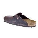 Zuecos Birkenstock zapatos Hombre modelo Boston Marrón 
