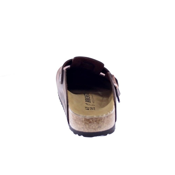 Zuecos Birkenstock zapatos Hombre modelo Boston Marrón 