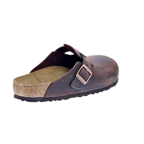 Zuecos Birkenstock zapatos Hombre modelo Boston Marrón 