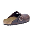 Zuecos Birkenstock zapatos Hombre modelo Boston Marrón 