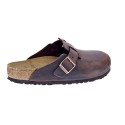 Zuecos Birkenstock zapatos Hombre modelo Boston Marrón 