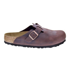 Zuecos Birkenstock zapatos Mujer modelo Boston Marrón 