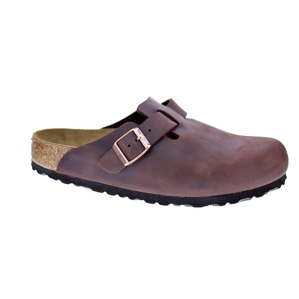 Zuecos Birkenstock zapatos Mujer modelo Boston Marrón 