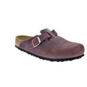 Zuecos Birkenstock zapatos Mujer modelo Boston Marrón 