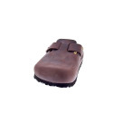Zuecos Birkenstock zapatos Mujer modelo Boston Marrón 