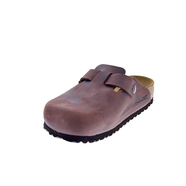 Zuecos Birkenstock zapatos Mujer modelo Boston Marrón 