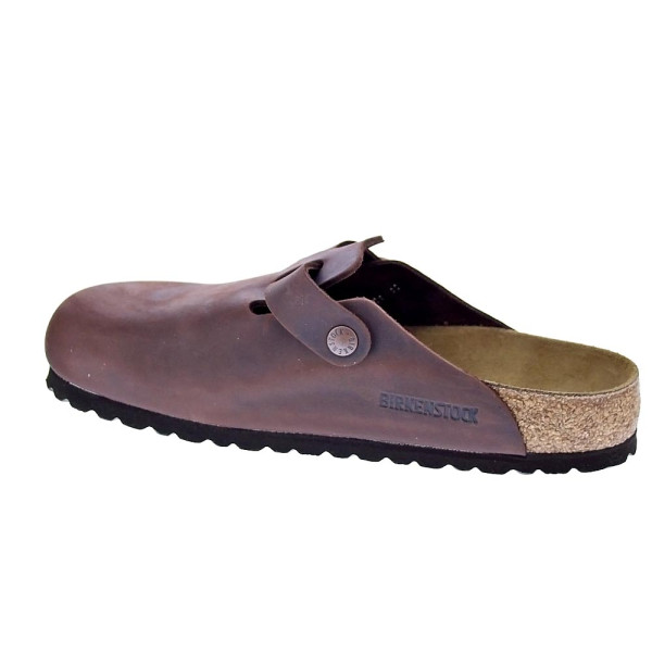 Zuecos Birkenstock zapatos Mujer modelo Boston Marrón 