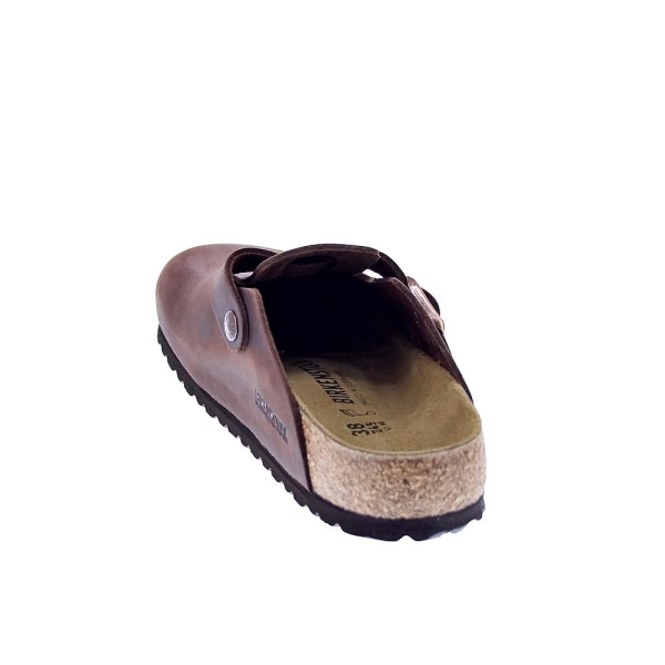 Zuecos Birkenstock zapatos Mujer modelo Boston Marrón 