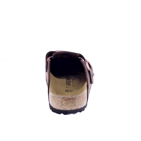 Zuecos Birkenstock zapatos Mujer modelo Boston Marrón 
