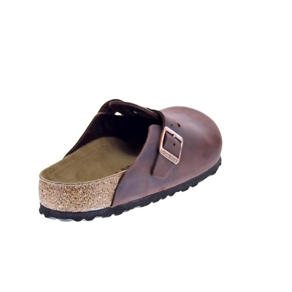 Zuecos Birkenstock zapatos Mujer modelo Boston Marrón 