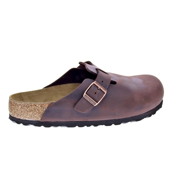 Zuecos Birkenstock zapatos Mujer modelo Boston Marrón 