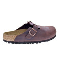 Zuecos Birkenstock zapatos Mujer modelo Boston Marrón 