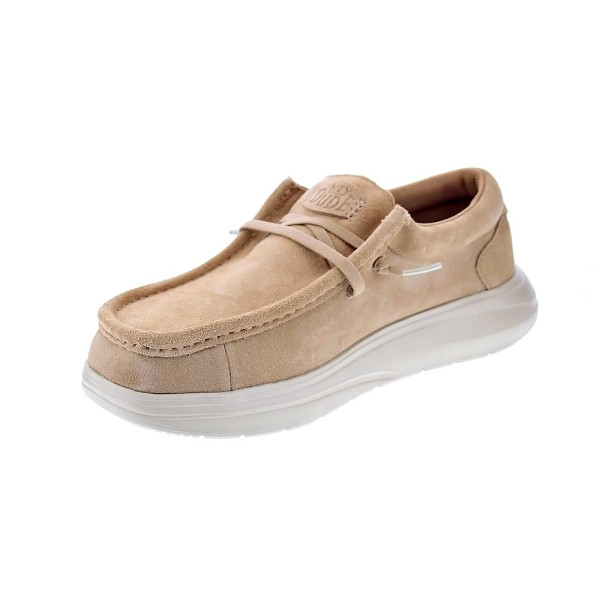 Mocasines Hey Dude zapatos Hombre modelo Wally Comf Marrón Elástico