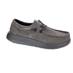 Mocasines Hey Dude zapatos Hombre modelo Wally Comf Marrón Elástico 2