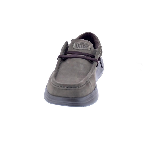 Mocasines Hey Dude zapatos Hombre modelo Wally Comf Marrón Elástico