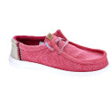 Mocasines Hey Dude zapatos Hombre modelo Wally Jute Rojo Elástico