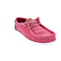 Mocasines Hey Dude zapatos Hombre modelo Wally Jute Rojo Elástico