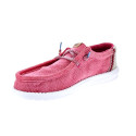Mocasines Hey Dude zapatos Hombre modelo Wally Jute Rojo Elástico