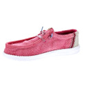 Mocasines Hey Dude zapatos Hombre modelo Wally Jute Rojo Elástico