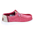 Mocasines Hey Dude zapatos Hombre modelo Wally Jute Rojo Elástico