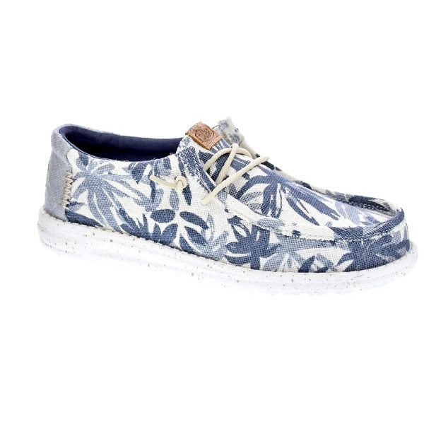 Mocasines Hey Dude zapatos Hombre modelo Wally Palm Gris Elástico