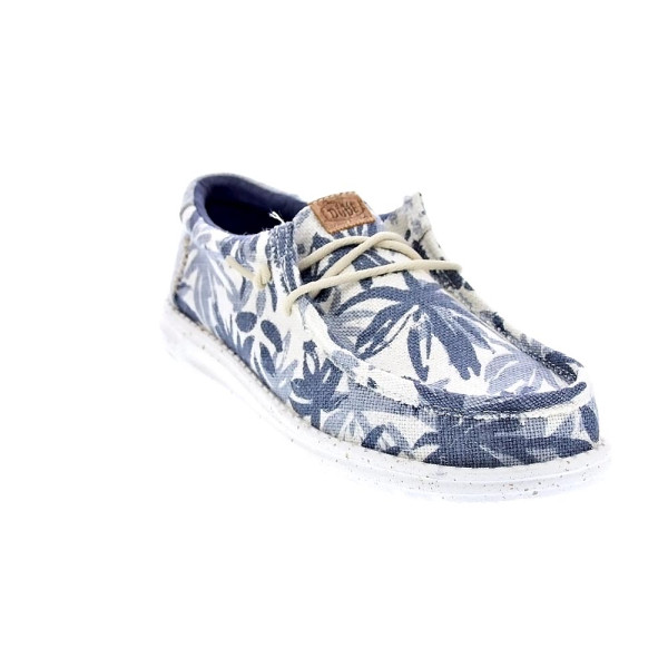 Mocasines Hey Dude zapatos Hombre modelo Wally Palm Gris Elástico