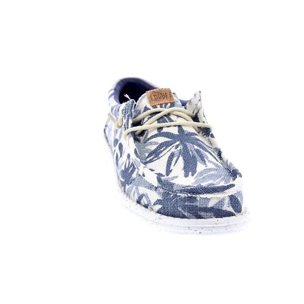 Mocasines Hey Dude zapatos Hombre modelo Wally Palm Gris Elástico