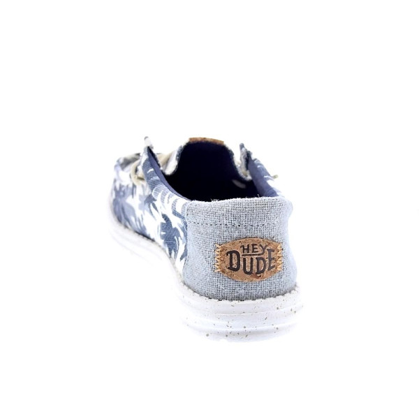 Mocasines Hey Dude zapatos Hombre modelo Wally Palm Gris Elástico