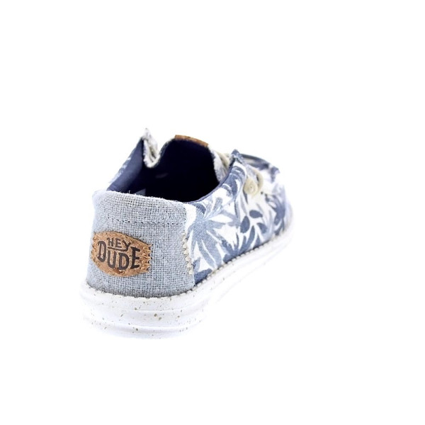 Mocasines Hey Dude zapatos Hombre modelo Wally Palm Gris Elástico