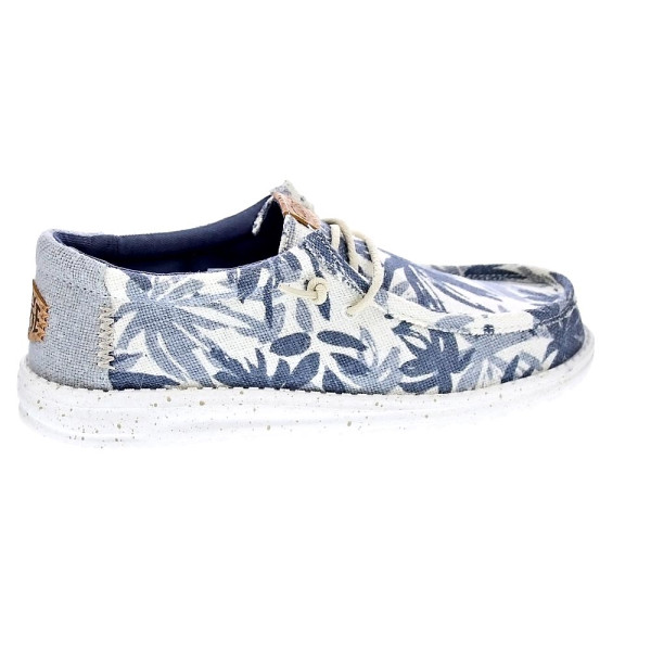 Mocasines Hey Dude zapatos Hombre modelo Wally Palm Gris Elástico