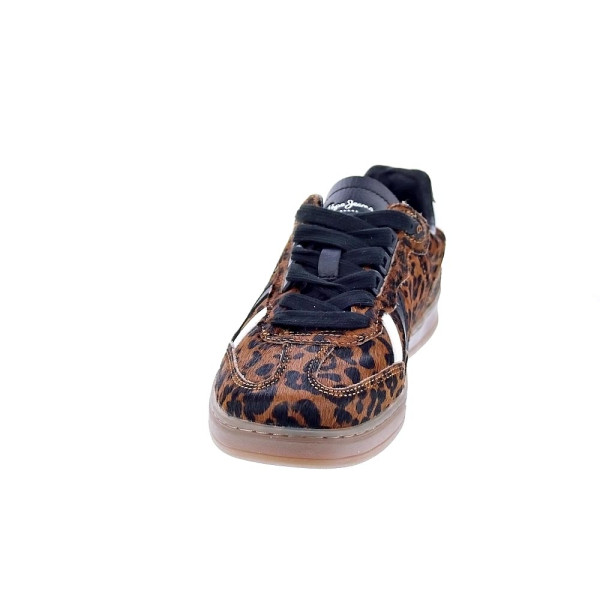 Zapatillas Pepe Jeans zapatos Mujer modelo Ball Print Marrón Cordón