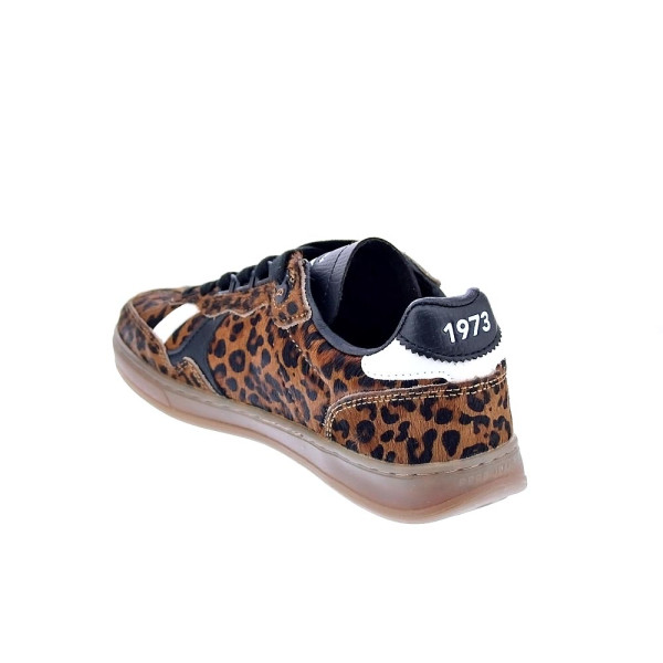 Zapatillas Pepe Jeans zapatos Mujer modelo Ball Print Marrón Cordón
