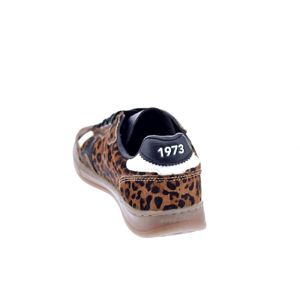 Zapatillas Pepe Jeans zapatos Mujer modelo Ball Print Marrón Cordón