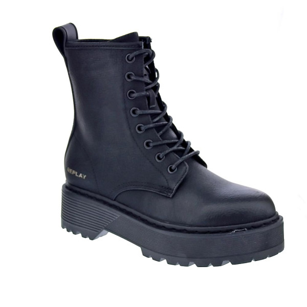 Botines Replay zapatos Mujer modelo Luisa Negro Cremallera