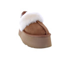 Zuecos Ugg zapatos Mujer modelo Funkette Marrón Elástico