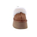 Zuecos Ugg zapatos Mujer modelo Funkette Marrón Elástico