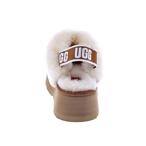 Zuecos Ugg zapatos Mujer modelo Funkette Marrón Elástico