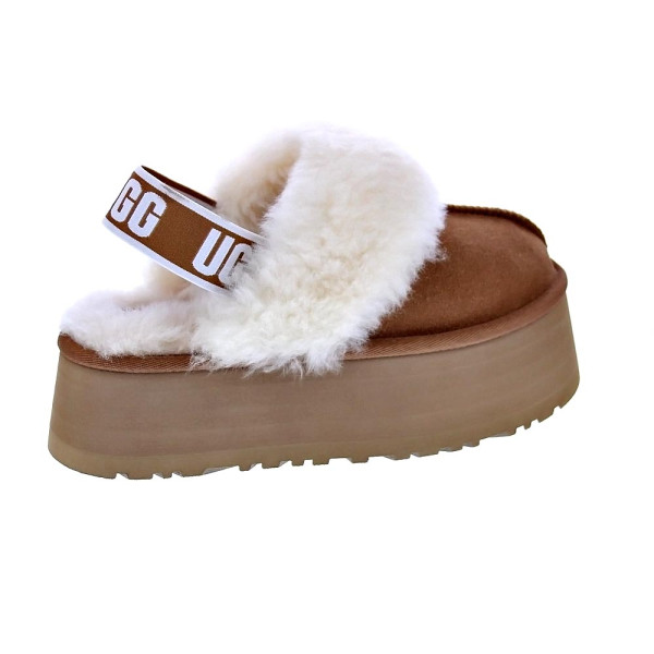 Zuecos Ugg zapatos Mujer modelo Funkette Marrón Elástico
