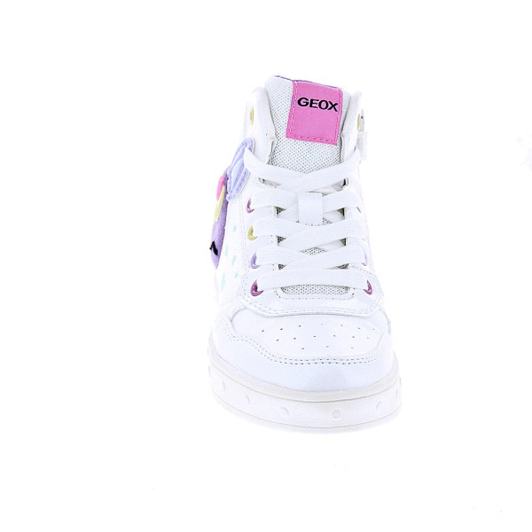 Zapatillas botas Geox zapatos Niña modelo Skylin Blanco 