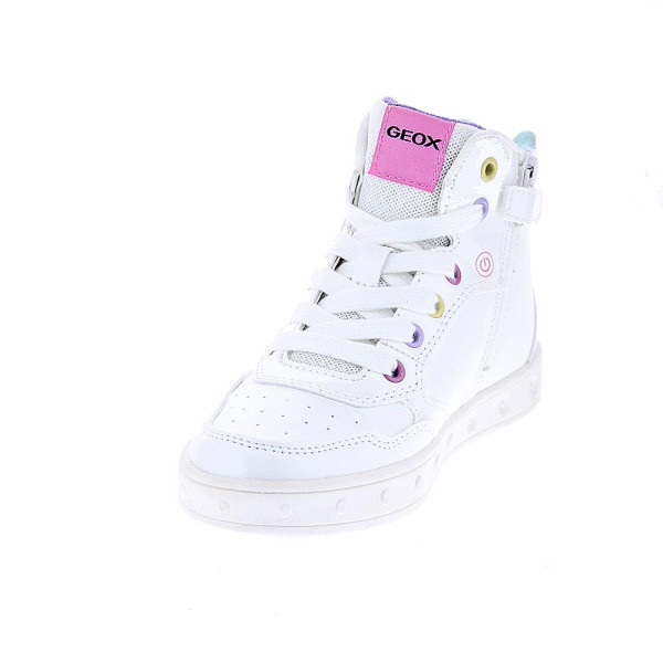 Zapatillas botas Geox zapatos Niña modelo Skylin Blanco 